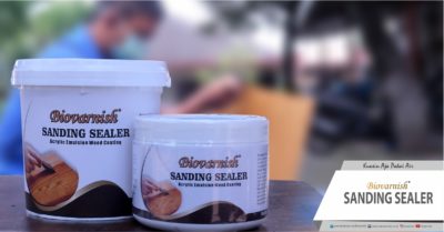 cat pelapis kayu Biovarnish sanding sealer