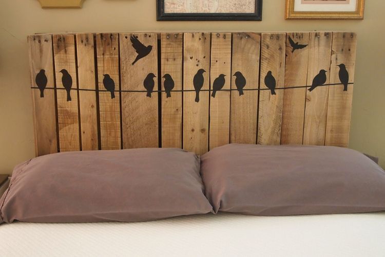 headboard dari kayu jati belanda