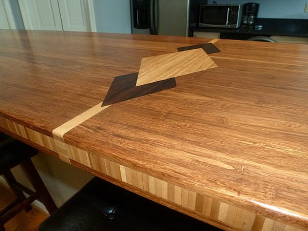 cat kayu countertops bambu