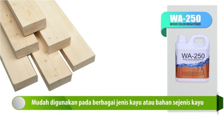 bleaching menyamakan warna kayu