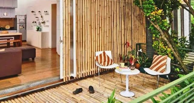 Furniture Bambu Untuk Teras Akan Tahan Lama Dengan Cat Ini - TERAS BAMBU