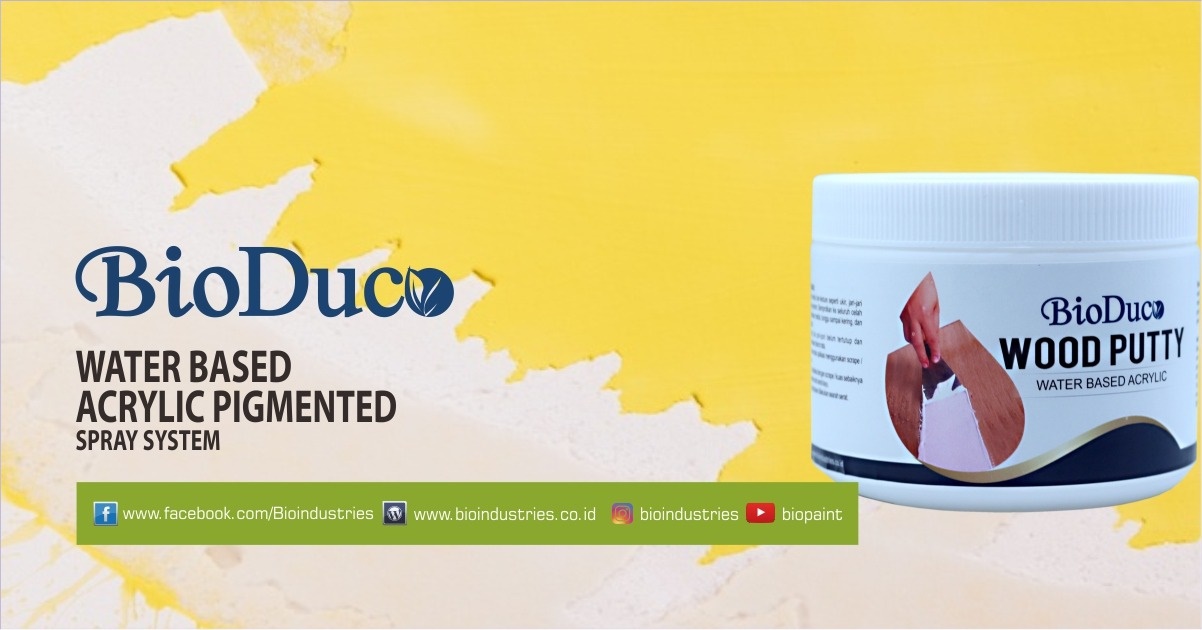 Pagar Lama Menjadi Baru Panduan Mengecat Yang Mudah - bioduco wood putty