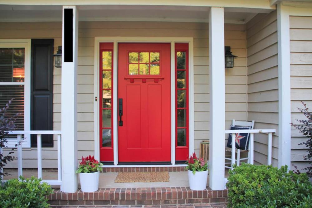 Punya Pintu Dari Bambu Warna Merah Dan Putih Ini Bisa Jadi Pilihan Menarik - pintu merah putih