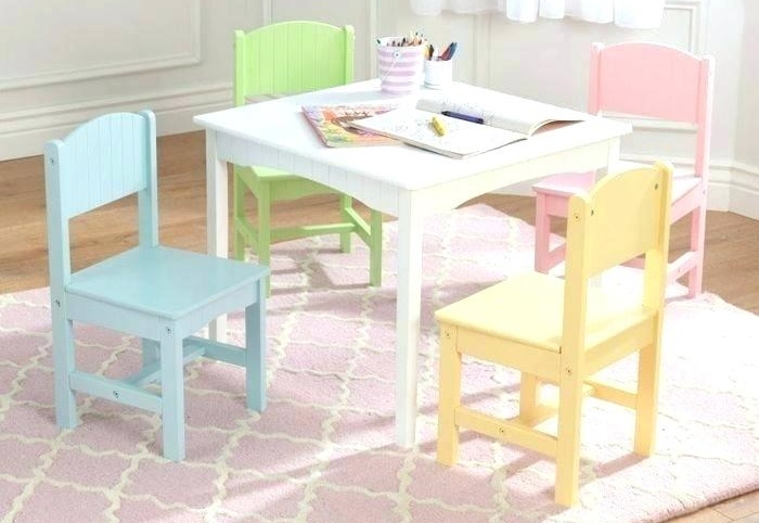 5 Kreasi Unik Meja Belajar Anak Dengan Bioduco Chalk Paint - warna pastel