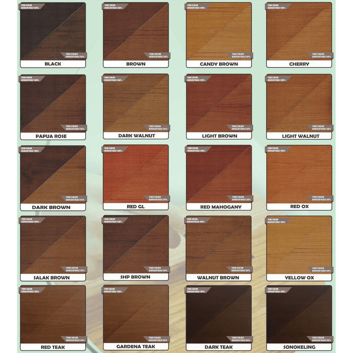20 pilihan warna wood stain