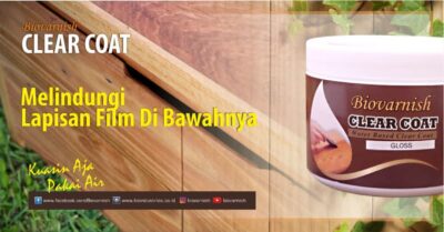 produk plitur kayu Biovarnish clear coat