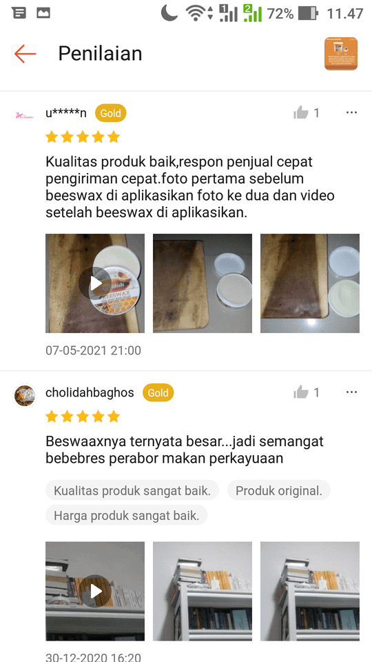 testimoni beeswax