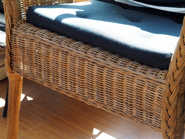 sofa dari bahan rotan