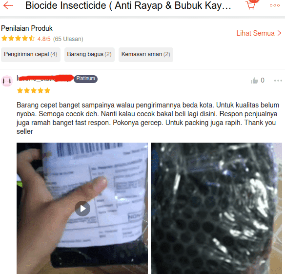 testimoni biocide insecticide