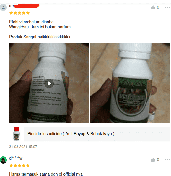 testimoni biocide insecticide