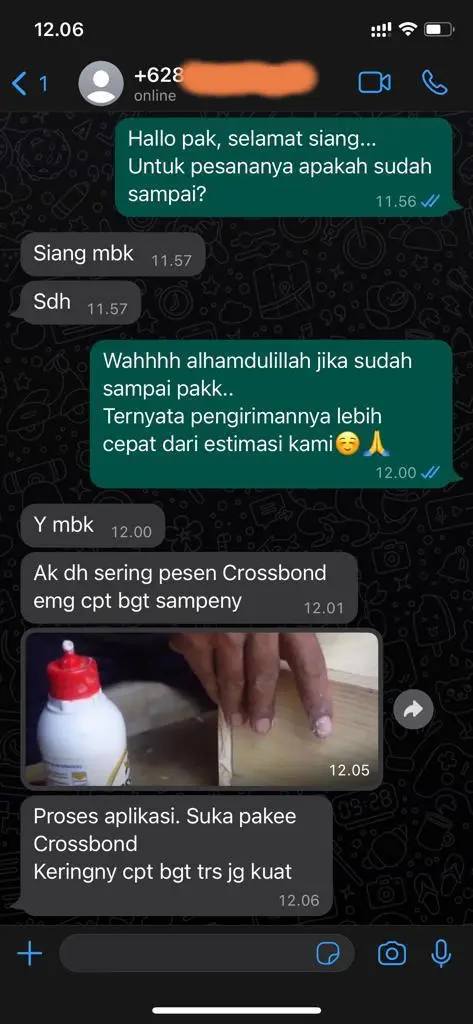testimoni apa kata pengguna crossbond x3