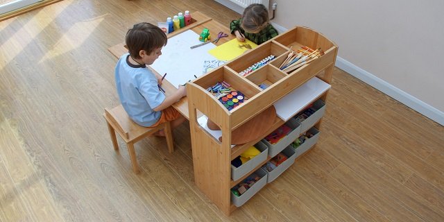 meja ramah lingkungan untuk anak