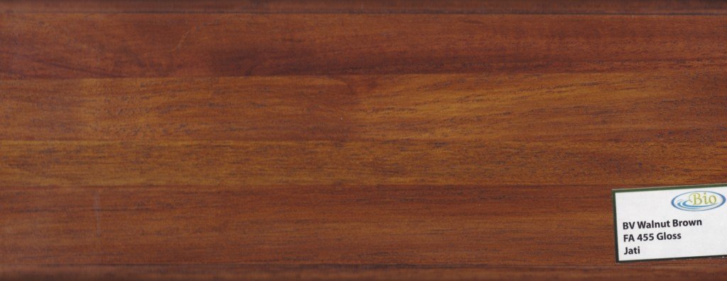 panel kayu jati warna walnut brown