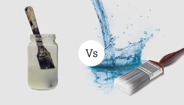 cat water based vs solvent based